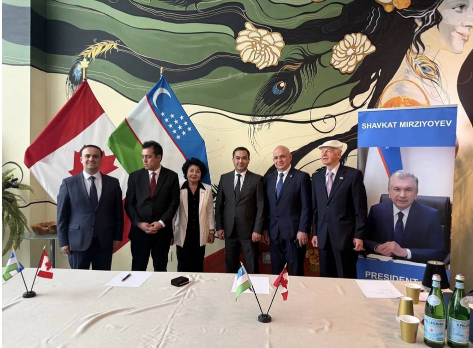Uzbekistan delegation holds talks with Canadian officials, business and diaspora